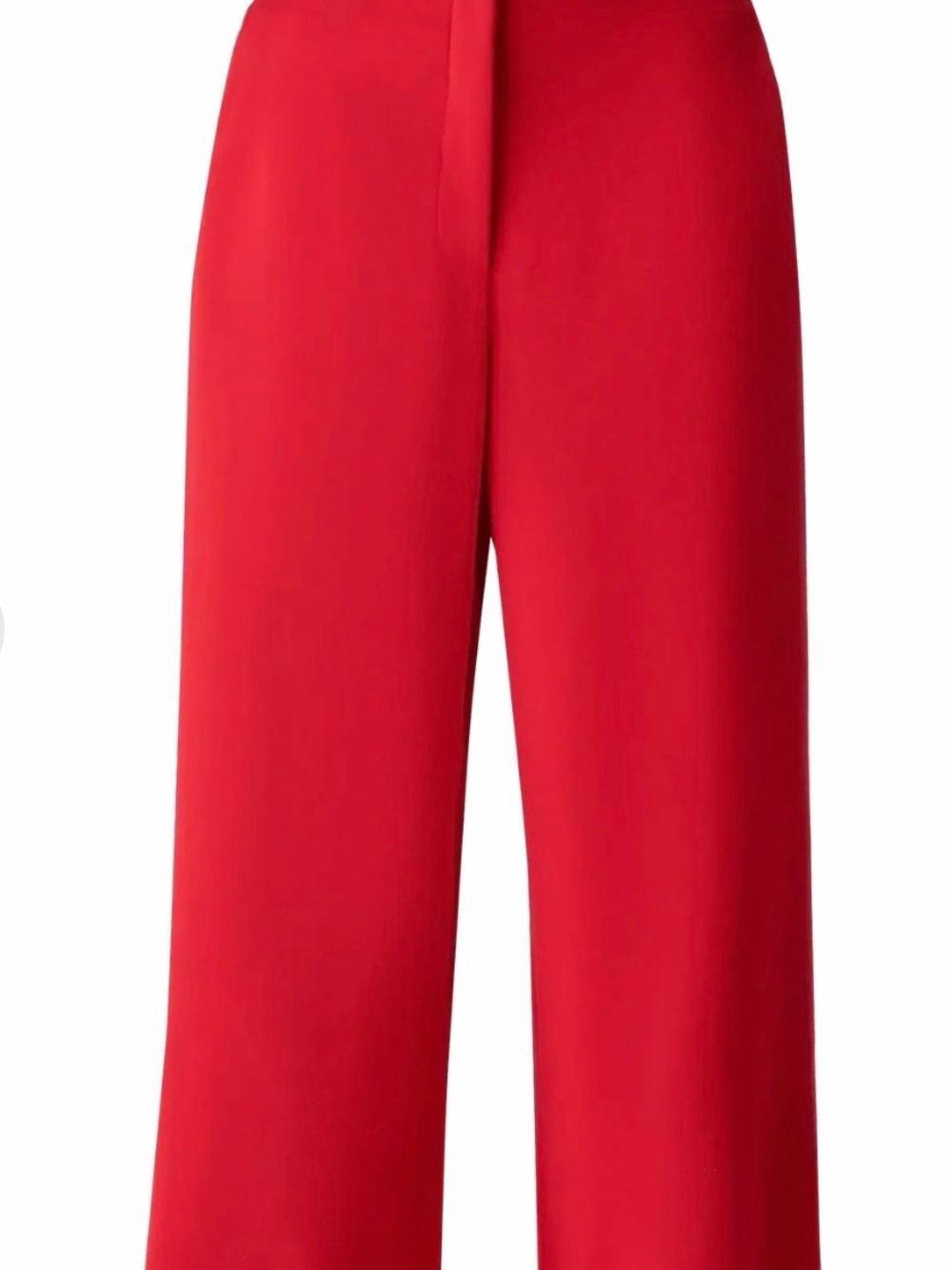 Versace Red Wide-Leg Women's Pants